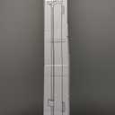 Reinforced 42" Tall Retractable Dog Gate, 155" Extra Long Retractable Baby Gate with Support Rods - Prevent Crawling Under, Indoor/Outdoor Retractable Gate Extra Tall Baby Gate Retractable Fence/Black