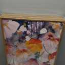 Nature Pink Floral Framed Canvas Wall Art Set,Boho Colorful Wildflowers Botanical Wall Decor, Modern Aesthetic Bohemian Flowers Art Print for Living Room,Bedroom-24 x36 x3