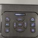 Foxdawn Portable Bluetooth Speaker: 240W Peak Powerful Loud Sound Deep Bass Wireless Boombox Large Subwoofer 15 Hours Battery Life Fast Charging with Led Light Show for Party Outdoor Camping Backyard (Black)