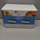 Razab (2 Pack Large 7.6 Cups / 1800 Ml / 1.9 Qt Glass Loaf Pans with Lids, Set of 02
