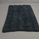 Turquoize Bathroom Rugs and Mats 1-Piece Bath Mat Set Non Slip Bath Mats for Tub Extra Soft and Absorbent Gray Shaggy Rugs for Bedroom Machine Washable Bath Mats, 20"x 32", Stone Blue