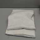 RYB HOME Sheer Curtains 108 inches Long Linen Blend Vertical Extra Long High Ceiling Window Drapes for Living Room, Office, Nursery, Rod Pocket & Back Tab, Ivory, W 52 x L 108 inch, Set of 2