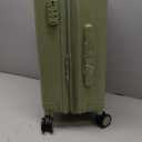 Hanke 20 Inch Expandable Carry on Luggage 22x14x9 Airline Approved Lightweight PC Hard Shell Suitcases with Wheels Travel Luggage Rolling Suitcase Travel Luggage Bag for Weekender(Bamboo Green)