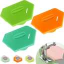 3 PCS Magnetic Seam Guide for Sewing Machine, 2025 Upgraded Multifunctional Polygonal Hemmer Seam Guide with Scale, Sewing Accessories Supplies Tool (Green+Orange+Lemon Green)