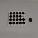 GAsupply 1/2 x 20 Black Lug Nuts, 1/2''-20 Closed End Bulge Acorn Lug Nut Set 1.38" 35mm Tall 3/4" 19mm Hex Conical Seat 60 Degree, 20pcs