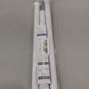 White Tension Curtain Rod for Windows 28 to 48 inch, Adjustable Expandable Pressure Spring Curtain Rod No Drilling, 7/8" Curtain Rod for Bedroom Doorway Closet Door