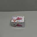 Honoson Mini Craft Iron Mini Heat Press Small Iron 3.93 x 2.36 x 2.76 in Portable Handy Tiny Flatiron with Charging Base Accessory for Fuse Bead Patch DIY Heat Transfer Vinyl (Purple)