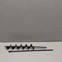 3" x 24" Garden Auger Drill Bit for Planting and Post Hole Digging - Upgraded Spiral Design, Solid Shaft - Hex Driver Drill Compatible