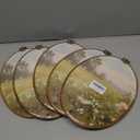 Vintage Floral Round Wall Art Decor, 5 pack