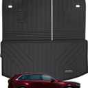 Cargo Liners with Backrest Protection for 2024 Mazda CX90 CX-90 (Only Suitable for 7&8 Seats (Not Suitable for 6 Seats)),TPE All Weather Protection Trunk Mat Covering The backrest