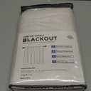 100% Blackout Shield Linen Blackout Curtains for Bedroom 84 Inches Long, Back Tab/Rod Pocket Living Room Drapes, Thermal Insulated Blackout Curtains 2 Panels Set, 50" W x 84" L, Cream