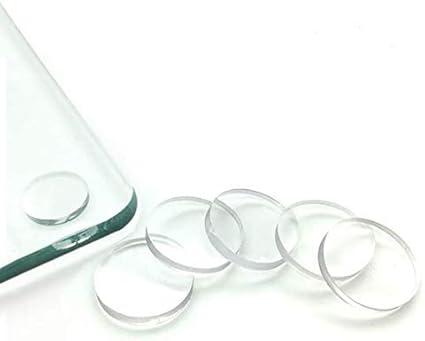 Extremely Soft Clear Glass Table Top Bumper Non-Adhesive,Glass Table Top Spacer,  5 PCS