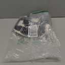 Malier Classic Plaid Fleece Dog Coat - Warm Winter Jacket with Pocket, Windproof for Small to Large Dogs (White, Large)