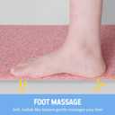 Hargiis Non-Slip Bathtub Mat, 2 Pack Anti Slip Shower Mat, Fast Drying Bathtub Mats, Foot Scrubber Mat, Anti Slip Mat for Tub, Floor, Bathroom, Kitchen, Home, Hotel (Pink 24"×16"+24"×16")