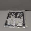 OuMuaMua 6 Pcs Halloween Table Decorations Indoor Halloween Table Centerpieces Boxes, Light up Paper Pumpkin Lanterns with Witch Spider Ghost Patterns for Spooky Party Supplies Home Decor (Black)