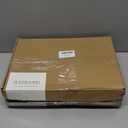 Floral Farmhouse Curtains Semi-Blackout Living Room Drapes 96 Inch Length Cotton Linen Blend Bohemian Window Curtain Panels White Bedroom Drapes, 1 Panel (Rod Pocket, 55" W x 96" L)