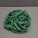 BTINESFUL 8ft 12ft 20ft 30ft 50ft 75ft Dog Tie Out Long Tether Rope Dog Lead, Outdoor Yard Leash, Large Medium Dogs Training, Playing, Camping, Backyard (Green, 50 Foot)