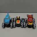 JOYIN 3 Pack Monster Truck Toy - Motion Activated Light-Up Cars for Toddlers - Monster Treads Lightning Wheels - Baby Toy Trucks - Press & Go Cars for Kids Boys Birthday Gifts for Christmas