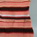 MakeMeChic Women's Striped Mini Dress Crochet Beach Cover Ups (Pink, L)