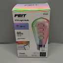 Feit Electric Smart ST21 Light Bulb, 60W Eq, Dimmable, Spiral Filament Edison Style. WiFi Enabled, Works with Alexa/Google Home, Millions of Colors, 15,000-Hr. Lifetime, ST2160RGBWFILAG/RP/3, 3 Pack