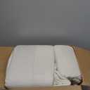 PHF Ultra Soft Polyester Blanket Queen Size, No Shed No Pilling Luxury Plush Cozy 300GSM Lightweight Blanket for Bed, Couch, Chair, Sofa, Perfect Decorations Gifts, 90" x 90", Cream