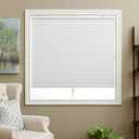 MYshade Cordless Blackout Cellular Shades for Windows, Honeycomb Window Shades with Thermal Insulation, Child & Pet Safe Room Darkening Shade, Easy Install,46" W x 48" H, White