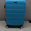 Rockland Melbourne Hardside Expandable Spinner Wheel Luggage, Turquoise, Carry-On 20-Inch
