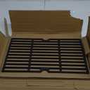 GasSaf 16 7/8" Grill Grates for Charbroil 463420508, 463420511, 463436214, 463440109 Gas Grill, Cast Iron Grates for Char Broil, Thermos, Master Chef, Backyard, 3PCS Grates Replacement for Char-Broil
