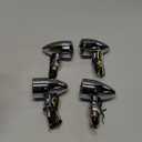 Motorcycle Bullet Turn Signals LED Front Rear Lights 4 PCS, 40 LEDs Retro Switchback Running Turn Brake Light Blinkers Universal Fit Harley Chopper Bobber Sporsters Suzuki Honda -Chrome