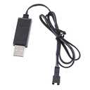 Generic USB Charging Cable 3.7V Lithium Charger Sm Plug for Robot, as described, Black