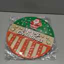 4 x Christmas Door Hanging Sign Decorations, 3D Wooden Merry Christmas Wall Hanger Decor Snowflakes Santa Claus Wreath Front Door Signs for Porch Wall Indoor Outdoor Decor