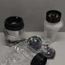 Nahida Blender for Smoothies, 1200W Smoothie Blender for Ice Crushing, Blenders with (2) 6-Fin Blades, Personal Blenders for Kitchen with 23oz, 32oz, 37oz Easy Go Cups for Juices, Silver