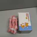 QUMY 4PCS Dog Boots for Large Dogs, Medium Dog Shoes & Paw Protectors for Hot Pavement, Summer Heat Protection, Mesh Breathable Nonslip Dog Booties for Hardfloors, Walking Running Hiking Pink Size 1