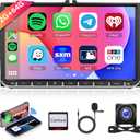2G+64G Carplay Car Radio for VW Passat Jetta Tiguan Golf MK5 MK6 T5 EOS Polo, Rimoody Android 13 Car Stereo HiFi 9 Inch Touchscreen Android Auto GPS Navigation WiFi Bluetooth FM SWC Backup Camera