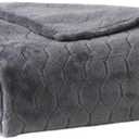 Blanket Soft and Comfortable Portable Shawl Cover Blanket Flannel Coral Fleece Solid Color Thickening Unisex Suitable for All Seasons, 59.05"L x 78.74"W