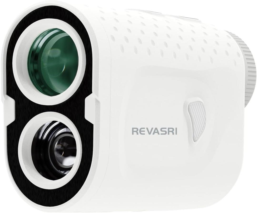 Golf Range Finder with Slope, Magnetic Mount and External Slope Switch, 1000 Yards 6X Magnification Golf Laser Rangefinder, Flag Lock Pulse Vibraiton, Rechargeable USB-C