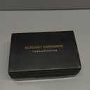 Antique Brass Door Knob with Intricate Floral Design  Passage Handles Elegant and Durable for Interior Doors, Classic Vintage Look for Home or Office Decor(Antique Brass, Passage-2.75 in)