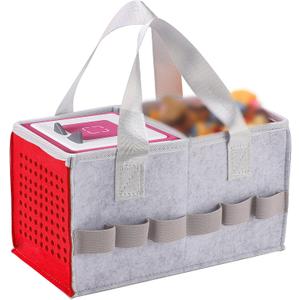 Case for Toniebox Starter Set - Bag for Tonies Box Kids Hard Case with Handle | Portable Travel Portable Carry Case for Toniebox Starter Set Compatible with Tonies Figure (Red)