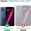 Antsturdy Compatible with T-Mobile Revvl 6 5G case Wallet with Card Holder for Women Men Phone case RFID Blocking PU Leather Flip Shockproof Cover with Strap Zipper Credit Card Slots,Beige