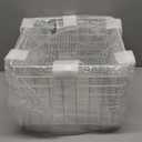 Blulu Steel Wire Damage Stopper 14.5 × 14 × 12 Inch Cube Cage Approx Wire Security Cage Steel Protective Coated Security Guard Equipment