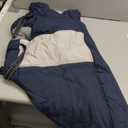 AOFITEE Dog Coat, Large Dog Jacket, Dogs Coat with Harness Built in, Reflective Waterproof Dogs Jackets Winter with Furry Collar, Warm Polar Fleece Pet Sweater Snowsuit for Doberman, Great Dane XXXL (Navy Blue)