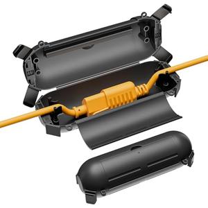 Amazon.com: iwillink 2 Pack Outdoor Extension Cord Cover Waterproof - Weatherproof Electrical Connection Box for Outdoor Outlet, Plug, Socket, Christmas Holiday Decoration, Power Tool, Black : Tools & Home Improvement