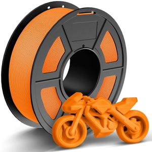 TECBEARS Rapid PETG Filament 1.75mmHigh Speed 50-600mm/s 3D Printer Filament, High Toughness Matte PETG, Orange 1KG