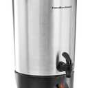 Hamilton Beach 45 Cup Coffee Urn and Hot Beverage Dispenser, Silver (EXP 01/01/28)