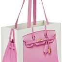 Chic Canvas Tote with Fashion-Inspired Print  Funny Gift Bag for Women, Stylish Holiday Present, Foldable Everyday Carryall