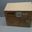 JMMD Toddler Bike with Push Handle for Kids 18-60 Months, 6 in 1 Foldable Push Bike with Training Wheels, Pedals, Brakes, Kickstand, Kid Balance Bike Gift & Toys for Boy & Girl (Large, Black)