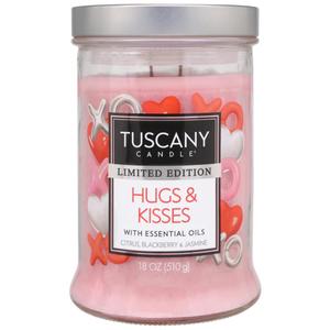 Tuscany Limited Edition Scented Jar Candle - Hugs & Kisses