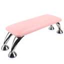 Big Arm Rest for Nails Cushion, Microfiber Leather Hand Rest for Nails Tech, Hand Rest Pillow for Nails Toenails, Detachable Nail Art Accessories Tool for Nails Tech (Pink)
