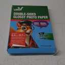 Uinkit 100 Sheets Inkjet Photo Paper Glossy 8.5x11 48lb 180Gsm Professional Photographic Paper Letter Size 8.5Mil Instant Dry Suitable for All Ink Printers