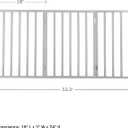 Pet Gate - 3-Panel Indoor Foldable Dog Fence for Stairs, Hallways, or Doorways - 54x24-Inch Retractable Wood Freestanding Dog Gates by PETMAKER (Gray)